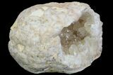 Fluorescent Calcite Geode Half - Morocco #89689-2